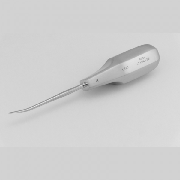 3mm Curved stainless steel Luxation instrument.